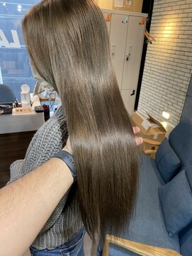 ラフ 難波店(LAFF) #黒髪#ボブルフ#ネビージュ#小顔#ワンレン