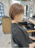 大人可愛い20代30代40代丸みショートボブ【横浜】渋谷良太