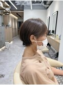 Lond.海気耳掛けショート マッシュショート シースルーバング