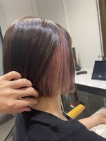 コエバイロゼオ(coe by Roseo)&nbsp;ピンクベージュのインナーボブ