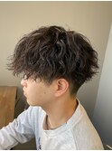 ツイストスパイラル波巻きパーマスパイラルパーマパーマメンズ