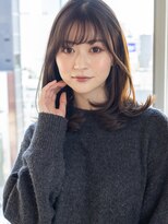 【白川】20代30代40代外ハネワンカール小顔前髪カット23.2.18
