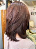 30代40代50代大人可愛いレイヤーカット-６歳大人3Dカラー