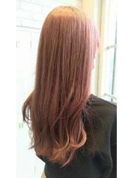 ヘアアートヒサ(HAIR ART hisa) 「RYOKO」 30代～40代      コーラルピンク