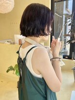 スニュウ(snuw)&nbsp;ケアカラー透明感カラー暖色カラーパーマボブ