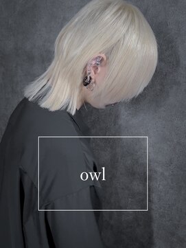 アウル 心斎橋(owl) ジェンダーレスウルフ×ブロンドベージュ×ダブルカラー