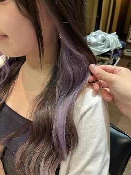 エイト 半田(EIGHT) [eight]インナーカラー、ラベンダー