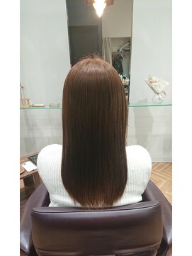 オラ ボーテ(Aura Beaute) ブリーチなしWカラー☆ショコラベージュ☆