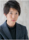 清潔感あるアッシュオリーブ束感ルーズこなれヘアV上尾