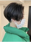 ショートヘア/ボブ/可愛い丸み/簡単スタイリング/20代30代