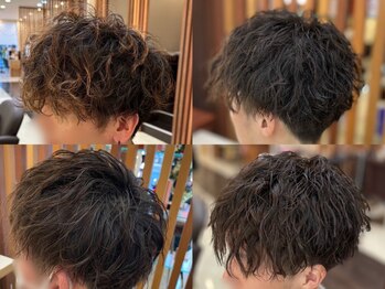 アリレイナ 衣笠店(ARIREINA)の写真/【JR衣笠駅徒歩3分】メンズ必見！人気のパーマで印象changeしてみませんか？ダメージレスに決まる髪へ…！