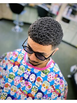 バーバーショップイシカワ(BARBER SHOP イシカワ) 濡れパンハードクロップロースキンフェードスタイル