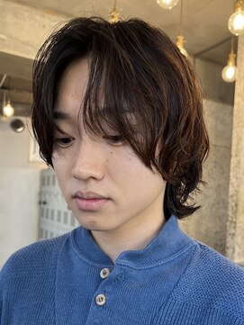 バイフィフス 原宿/表参道(by fifth) ナチュラルセンターパートニュアンスパーマシャドウパーマ原宿