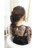【平日早朝】ヘアセット＋ポイントメイク ￥8000 (7時～9時半までのご予約)