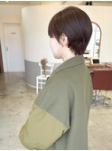 ショート×ダークブラウン