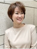 【成田】イメチェン外ハネボブ美髪ワイドバングショート/銀座4