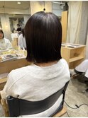 切りっぱなしボブ