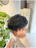 韓国マッシュ×アンニュイパーマ