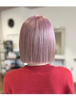 オーダイム(ou' dime)&nbsp;ショートブリーチケアブリーチハイライトーボブ髪質改善