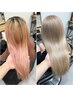【ハイブリーチ/ムラ修正】ブリーチ2回＋ケアカラー＋前処理 ￥19900 ※TR相談