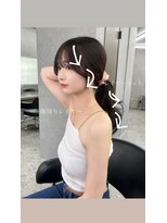 ボタン ハカタ(VOTAN hakata) 【福岡美容室/小山田】顔周りカット/後れ毛カット