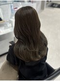 ブリーチなし♪オリーブカラー