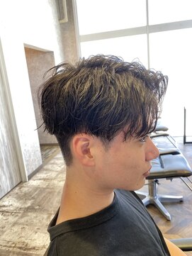 ステレオ ヘアデザイン 安城店(STEREO HAIR DESIGN) サンダーパート×残りパーマ（7月）