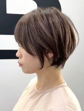 ブレス ヘアデザイン(BLESS hair design) 東静岡ショートボブくびれショートイルミナカラー顔周りレイヤー