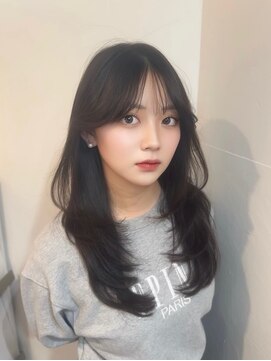 ユーレルム(U-REALM) セミロングレイヤー/セミロング/レイヤー/シースルーバング