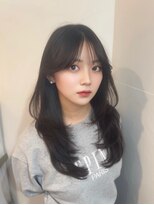 ユーレルム(U-REALM) セミロングレイヤー/セミロング/レイヤー/シースルーバング