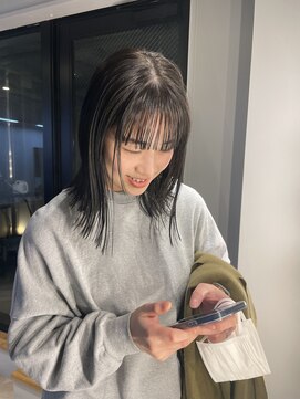 ヌープヘアーアイス(NUUP.hair ici) ★ブリーチなしオリーブベージュアッシュブラウングレージュ艶感