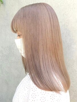 エリマバイフィフス 調布(elima by fifth) 調布ダブルカラータッセルボブミルクティーベージュカラーカラー