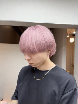 ダイアモンドリリーキートス(Diamond Lily kiitos) ホワイトピンク(ひなた指名)一宮/ブリーチカラー/メンズカラー