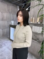 エヴァン(HEVIN)&nbsp;外はねボブ☆ラベンダーブラウン☆