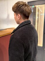 アトリエ(atelier.)&nbsp;メンズショート 刈り上げ ツーブロック ベージュ 20代