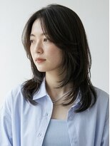 キビト(kibito)&nbsp;新宿曙橋市ヶ谷四ツ谷セミロングレイヤーカット20代30代40代