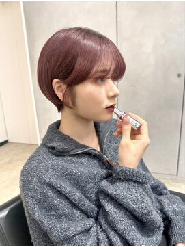 エイト ヘアサロン 渋谷本店(EIGHT) コンパクトショート×透け感ピンク♪