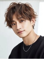 メンズイケメンパラダイス(Men'sイケメンパラダイス)&nbsp;Men'sカットマッシュニュアンスパーマ/メンズ眉毛カット