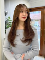 エクラート ミリア 錦糸町店(ECLART milia)&nbsp;レイヤーカット×ブラウンカラー