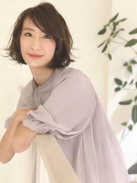 アニモフィオレンテ 春日部2号店(animo FIORENTE) animo春日部/ラテグレージュ/ゆるふわボブ/ツーウェイバングi