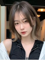 ロッソ 大橋店(Rosso) オリーブの耳かけレイヤーボブ【大橋】