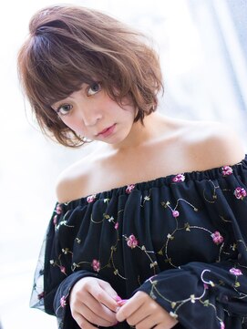 ジェム(GEM) ＊*Gem Garden*＊なりたい質感が叶う☆耳かけ前下がりボブ