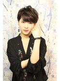 Andante☆大人かわいい耳掛けふんわりユルショート♪