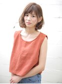 揺らぎパーマのヘルシーボブ