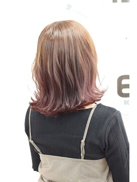アイビー ヘアーアンドパーソナルカラー(I'B Hair & Personal Color) 『 I'B 』20代30代40代◎ヴァイオレット×逆グラデーション