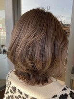 ルー(loup)&nbsp;ベージュ/ミルクティーベージュ/ダブルカラー/髪質改善/レイヤー