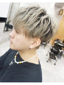 ヘアテリア リュウ 大塚(hair teria ryu) メンズ束感マッシュショート