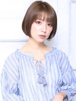 無垢(muku)&nbsp;大人可愛い２０代３０代４０代小顔ココアベージュ 小顔ショート1