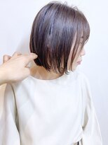 モリオフロムロンドン 松戸店(Morio from London)&nbsp;【松戸　ムラマツ】大人ショートボブ　スリークパープル