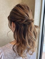 アース コアフュールボーテ 上越店(EARTH coiffure beaute)&nbsp;お呼ばれハーフアップ